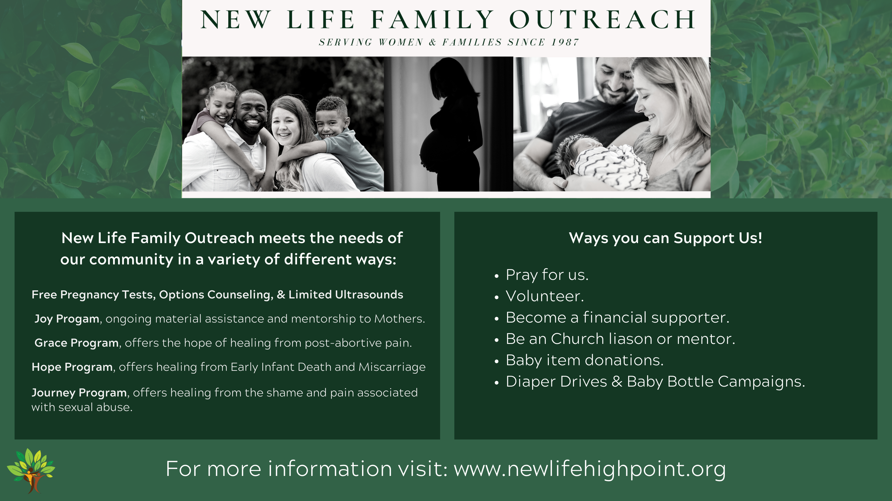 New Life Family Outreach — community partner